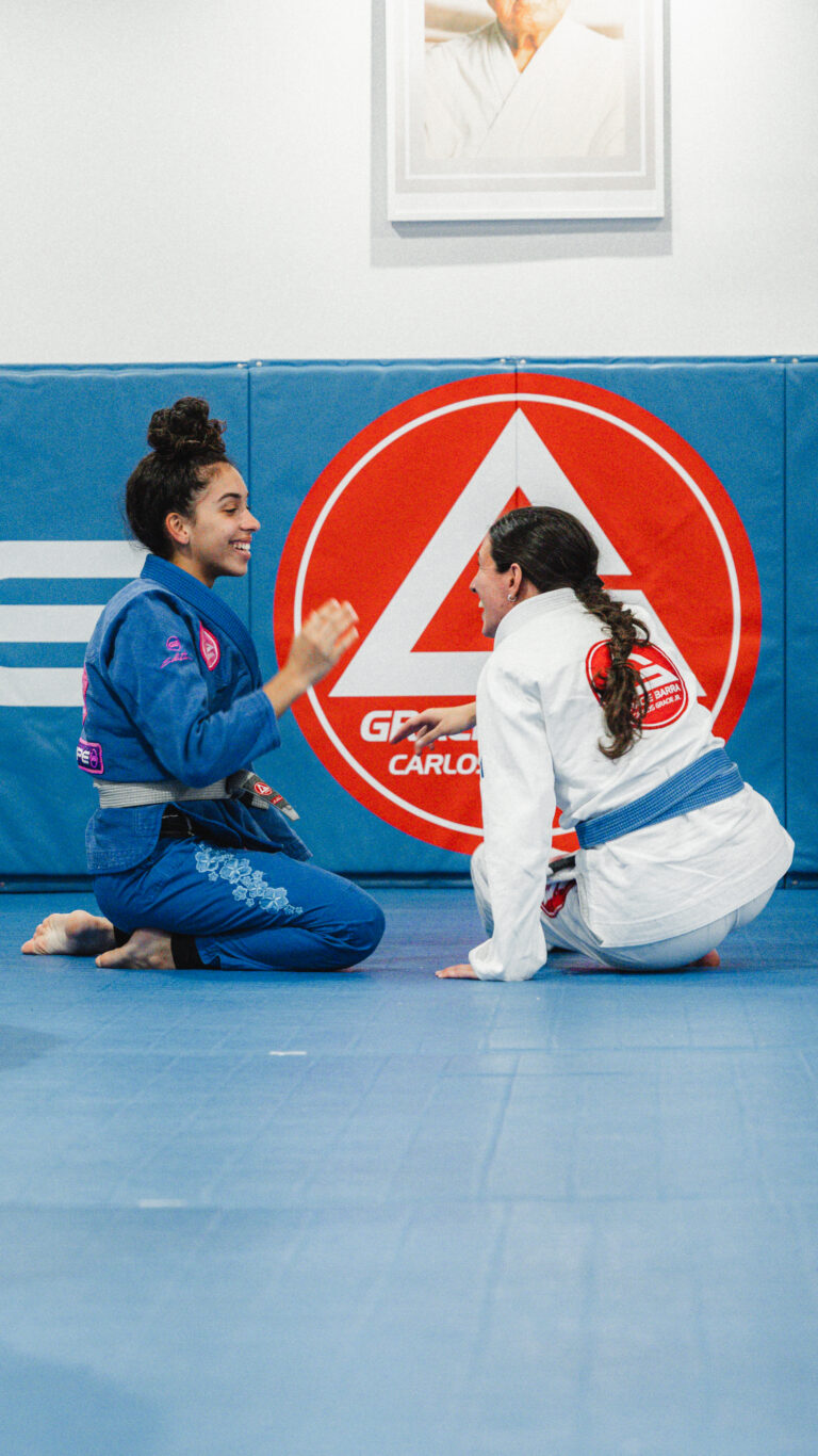 Gracie Barra's womens training jiu jitsu